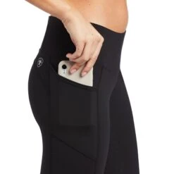 Ariat Ladies EOS Full Seat Black Legging Tights 10025580 -Ariat Shop S19 Wms ENGL 10025580 detail02