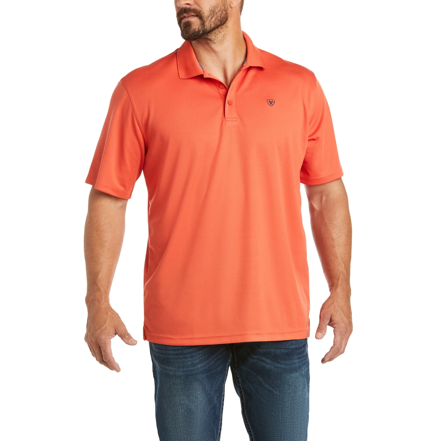 Ariat Men's Tek Polo Spice Isle Short Sleeve Shirt 10034947 1 Ariat Men's Tek Polo Spice Isle Short Sleeve Shirt 10034947