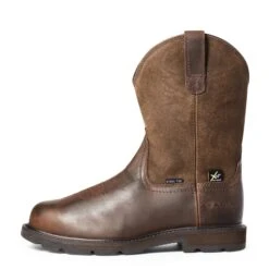 Ariat Mens Groundbreaker Met Guard Brown Steel Toe Work Boots 10036107 8 Ariat Mens Groundbreaker Met Guard Brown Steel Toe Work Boots 10036107 -Ariat Shop S21 MNS WORK 10036107 side