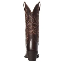 Ariat Ladies Round Up Lakota Rough Tan Snip Toe Boots 10035785 8 Ariat Ladies Round Up Lakota Rough Tan Snip Toe Boots 10035785 -Ariat Shop S21 WMS WEST 10035785 heel
