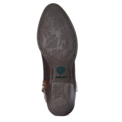 Ariat Ladies Darlin Sassy Brown Booties 10035994 -Ariat Shop S21 WMS WEST 10035994 sole