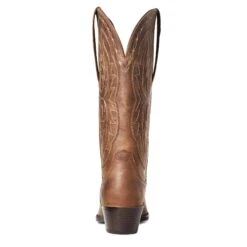 Ariat Ladies Heritage Elastic Calf Brown Snip Toe Boots 10036047 -Ariat Shop S21 WMS WEST 10036047 heel