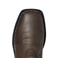 Ariat Youth Boy's Workhog XT VentTEK Bold Iron Brown Boots 10035885 -Ariat Shop S21 YTH WEST 10035885 toe