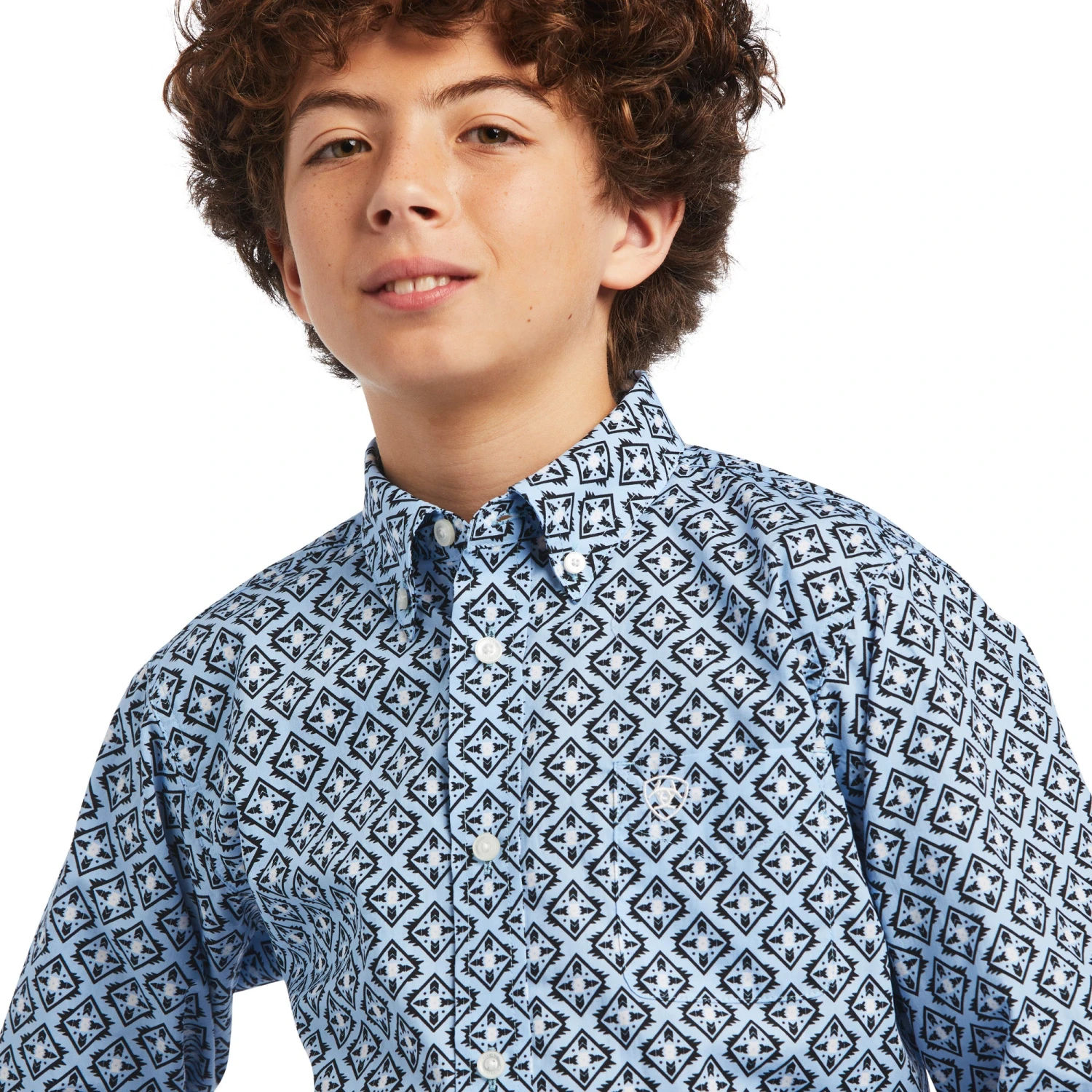 Ariat® Youth Boy's Farhan Classic Windsurfer Button Up Shirt 10040738 3 Ariat® Youth Boy's Farhan Classic Windsurfer Button Up Shirt 10040738 - Image 3