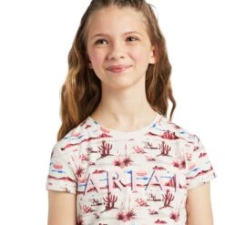 Ariat Girl's REAL Yuma Landscape Print T-Shirt 10039503 -Ariat Shop S22 GLS WEST 10039503 detail01