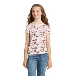 Ariat Girl's REAL Yuma Landscape Print T-Shirt 10039503