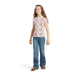 Ariat Girl's REAL Yuma Landscape Print T-Shirt 10039503 -Ariat Shop S22 GLS WEST 10039503 full