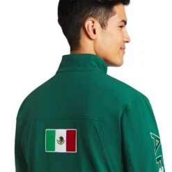 Ariat Men's New Team Verde Softshell Jacket 10039459 -Ariat Shop S22 MNS ENGL 10039459 detail01f