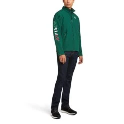 Ariat Men's New Team Verde Softshell Jacket 10039459 -Ariat Shop S22 MNS ENGL 10039459 fullf