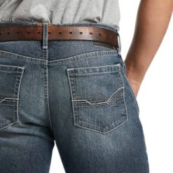 Ariat® Men's M4 Relaxed Stretch Augustus Straight Leg Jean 10039629 -Ariat Shop S22 MNS WEST 10039629 detail02