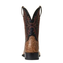 Ariat Men's Sport Smokewagon Elephant Print Square Toe Boots 10040277 -Ariat Shop S22 MNS WEST 10040277 heel