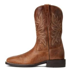 Ariat® Men's Brander Dark Tan Boots 10040408 10 Ariat® Men's Brander Dark Tan Boots 10040408 -Ariat Shop S22 MNS WEST 10040408 side