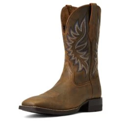 Ariat® Men's Brander Bear Brown Western Boots 10040409 -Ariat Shop S22 MNS WEST 10040409 3 4 front