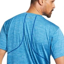 Ariat® Men's Rebar Deep Water Evolution Athletic Fit T-Shirt 10039173 5 Ariat® Men's Rebar Deep Water Evolution Athletic Fit T-Shirt 10039173 -Ariat Shop S22 MNS WORK 10039173 detail01