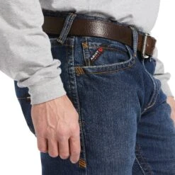 Ariat® Men's FR M7 Slim DuraStretch™ Shale Straight Leg Jean 10039674 -Ariat Shop S22 MNS WORK 10039674 detail01 be2808fc b1b9 4ad0 8885 4886a7feca19