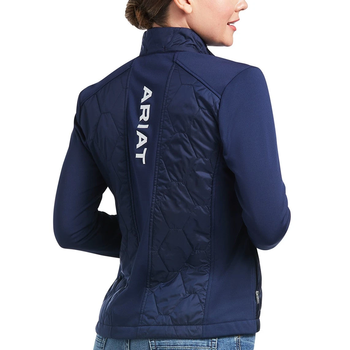 Ariat® Ladies Fusion Team Navy Insulated Jacket 10039219 2 Ariat® Ladies Fusion Team Navy Insulated Jacket 10039219 - Image 2