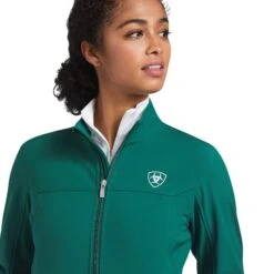 Ariat® Ladies Classic Team Verde Softshell Mexico Jacket 10039460 -Ariat Shop S22 WMS ENGL 10039460 detail03