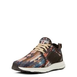 Ariat® Ladies Fuse Neutral Blanket Print Sneakerss 10039082 -Ariat Shop S22 WMS WEST 10039082 3 4 front