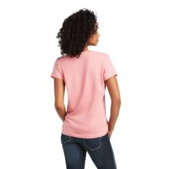 Ariat Ladies R.E.A.L™ Kinship Peach Blossom Short Sleeve T-Shirt 10039529 -Ariat Shop S22 WMS WEST 10039529 back