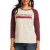 Ariat® Ladies R.E.A.L.™ Long Live Oatmeal Baseball T-Shirt 10039778