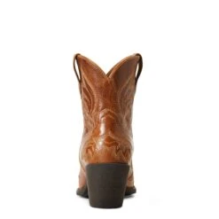 Ariat® Ladies Chandler Western Tangled Tan Snip Toe Booties 10040340 -Ariat Shop S22 WMS WEST 10040340 heel