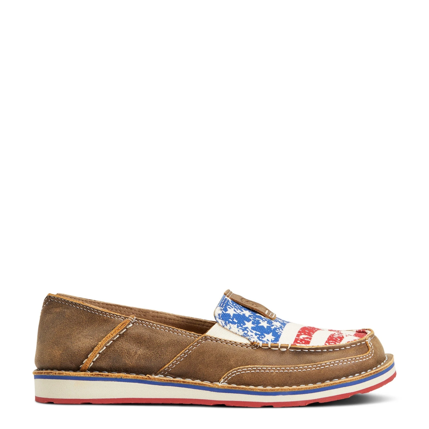 Ariat® Ladies Brown & Distressed Flag Cruiser Shoes 10040359 3 Ariat® Ladies Brown & Distressed Flag Cruiser Shoes 10040359 - Image 3