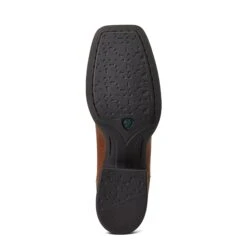 Ariat® Ladies Round Up Sassy Brown Wide Square Toe Boots 10040422 -Ariat Shop S22 WMS WEST 10040422 sole