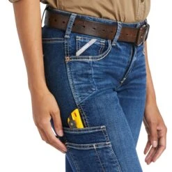 Ariat® Ladies Rebar Work Flex Riveter Boot Cut Jeans 10039142 -Ariat Shop S22 WMS WORK 10039142 detail01