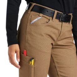 Ariat® Ladies Rebar DuraStretch Made Tough Field Khaki Pant 10039150 7 Ariat® Ladies Rebar DuraStretch Made Tough Field Khaki Pant 10039150 -Ariat Shop S22 WMS WORK 10039150 detail01