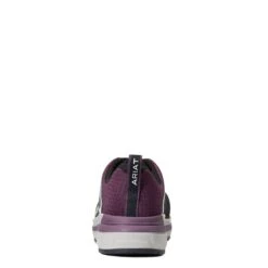 Ariat Ladies Outpace Black & Shadow Purple Composite Toe Sneakers 10040323 -Ariat Shop S22 WMS WORK 10040323 heel