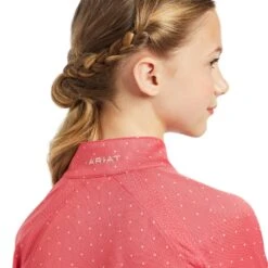 Ariat® Children's Sunstopper 2.0 Party Dot Baselayer Shirt 10039344 5 Ariat® Children's Sunstopper 2.0 Party Dot Baselayer Shirt 10039344 -Ariat Shop S22 YTH ENGL 10039344 detail02