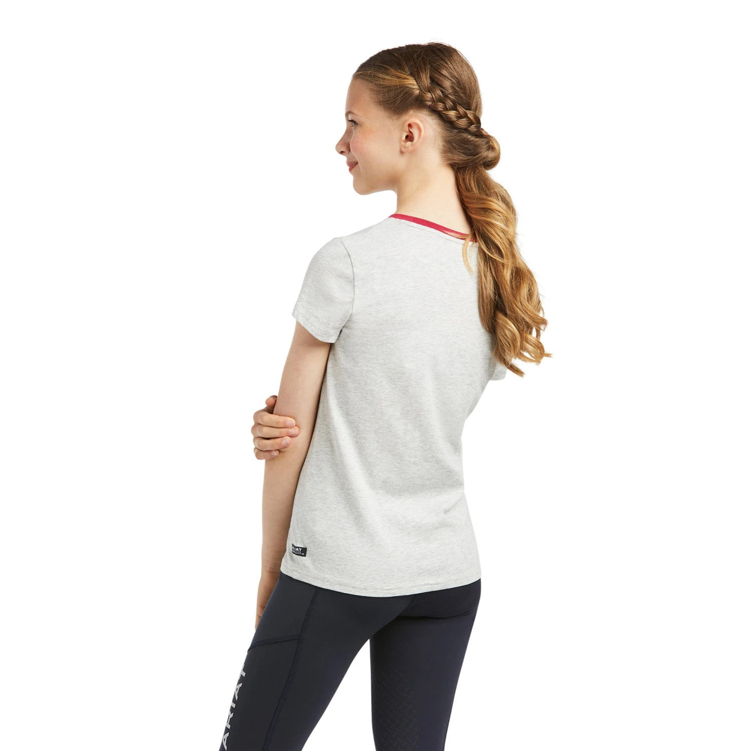 Ariat® Children's Unicorn Moon Heather Grey T-Shirt 10039444 2 Ariat® Children's Unicorn Moon Heather Grey T-Shirt 10039444 - Image 2