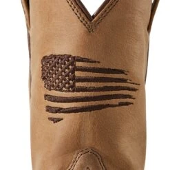Ariat Children's Patriot 2.0 Homestead Brown Square Toe Boots 10039909 -Ariat Shop S22 YTH WEST 10039909 detail01