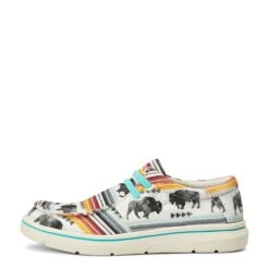 Ariat® Youth Girl's Hilo Buffalo Print Slip On Shoes 10040248 -Ariat Shop S22 YTH WEST 10040248 side