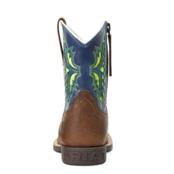 Ariat® Children's Koel VentTEK™ Rowdy Rust Square Toe Boots 10040261 -Ariat Shop S22 YTH WEST 10040261 heel 1