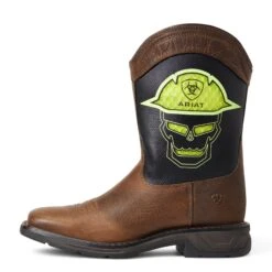 Ariat Boy's Workhog XT VenTEK™ All Nighter Square Toe Boots 10040399 -Ariat Shop S22 YTH WEST 10040399 side