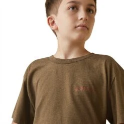 Ariat® Youth Boy's Farm Truck Brown Graphic T-Shirt 10044751 -Ariat Shop S23 BYS WEST 10044751 detail01