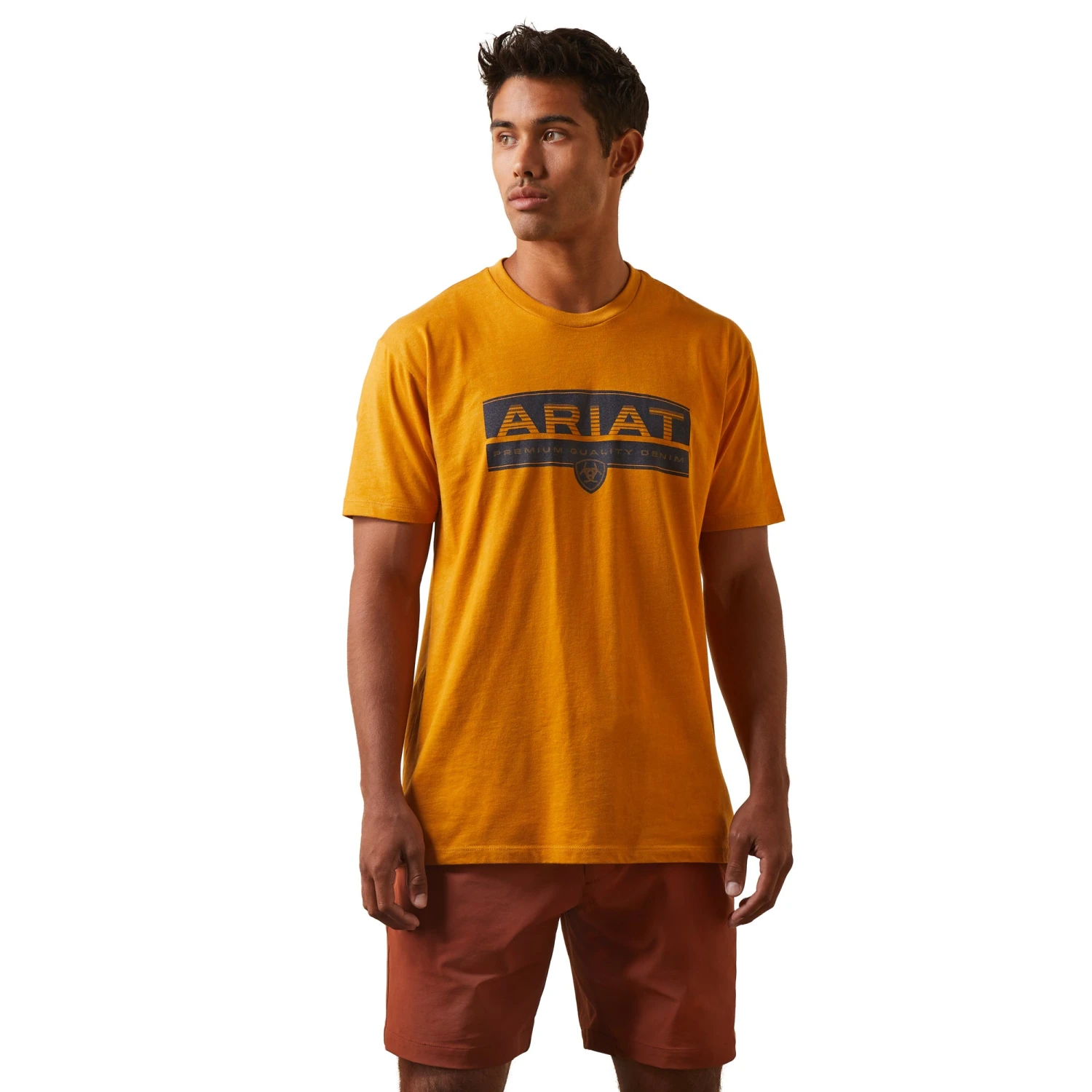 Ariat® Men's Shadows Buckhorn Heather T-Shirt 10044746 1 Ariat® Men's Shadows Buckhorn Heather T-Shirt 10044746
