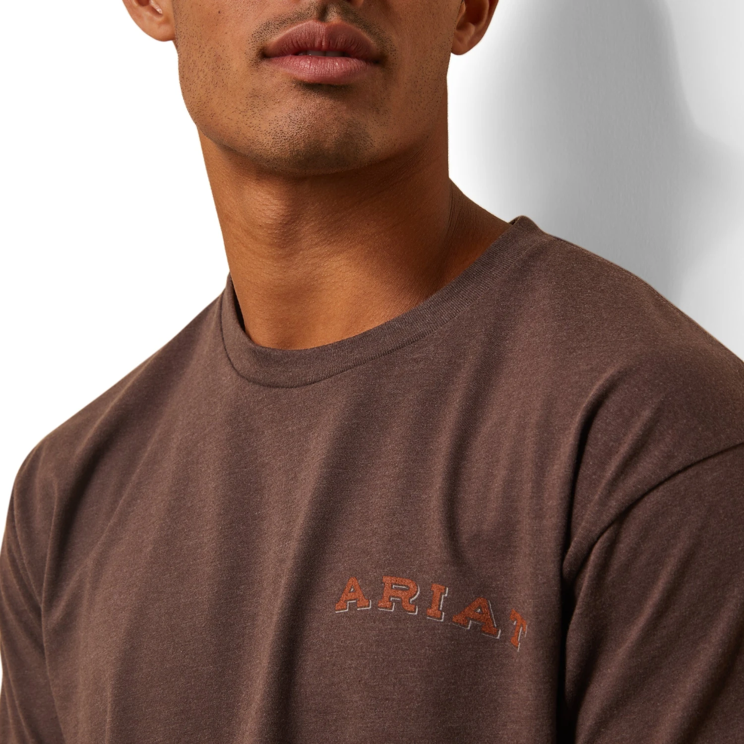 Ariat® Men's Farm Truck Brown Heather Graphic T-Shirt 10044768 5 Ariat® Men's Farm Truck Brown Heather Graphic T-Shirt 10044768 - Image 5