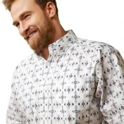 Ariat® Men's Otto Classic White Button Down Shirt 10044867 11 Ariat® Men's Otto Classic White Button Down Shirt 10044867 -Ariat Shop S23 MNS WEST 10044867 detail01