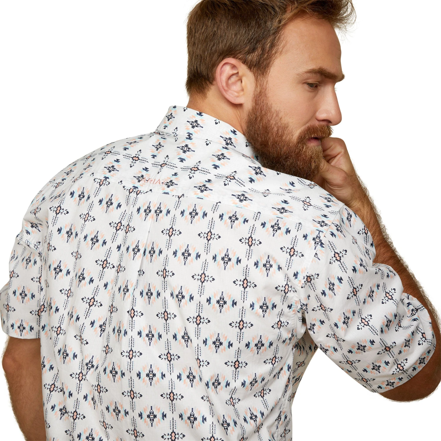 Ariat® Men's Otto Classic White Button Down Shirt 10044867 5 Ariat® Men's Otto Classic White Button Down Shirt 10044867 - Image 5