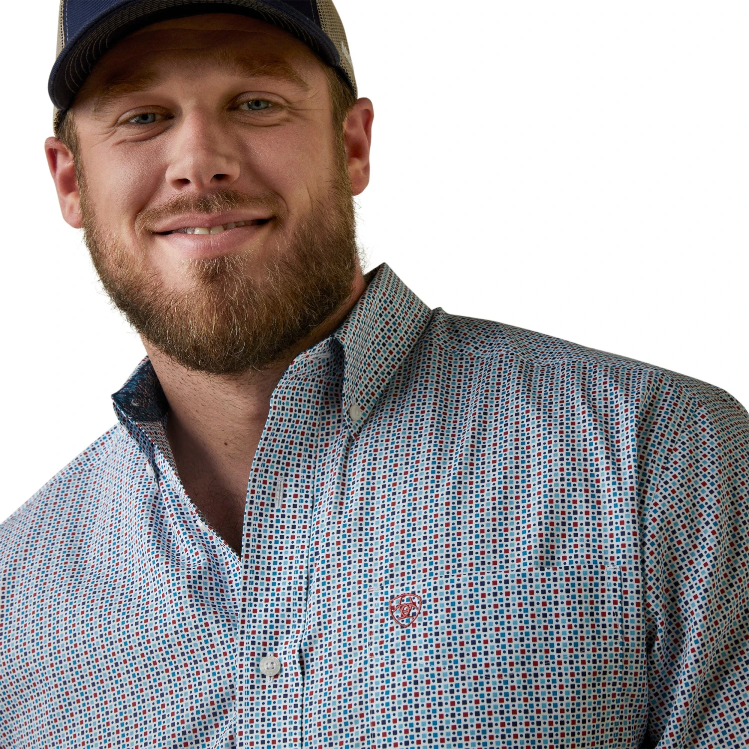 Ariat® Men's Wrinkle Free Eron Classic White Button Up Shirt 10044887 4 Ariat® Men's Wrinkle Free Eron Classic White Button Up Shirt 10044887 - Image 4