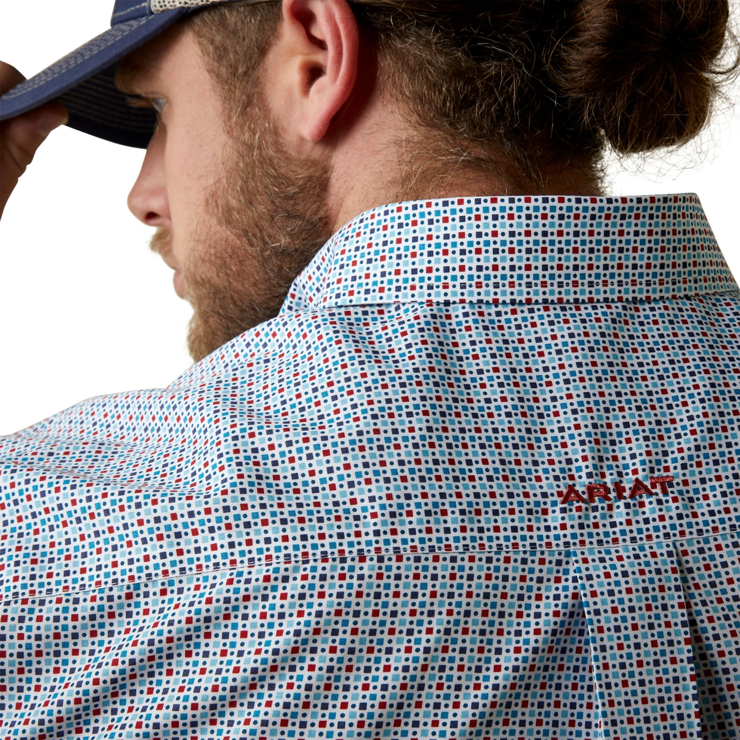 Ariat® Men's Wrinkle Free Eron Classic White Button Up Shirt 10044887 5 Ariat® Men's Wrinkle Free Eron Classic White Button Up Shirt 10044887 - Image 5