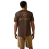 Ariat® Men's Shield Stitch Brown Heather T-Shirt 10045288