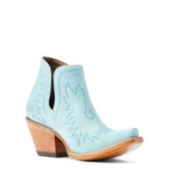 Ariat® Ladies Dixon Tiffany Blue Western Booties 10044482 11 Ariat® Ladies Dixon Tiffany Blue Western Booties 10044482 -Ariat Shop S23 WMS WEST 10044482 medial