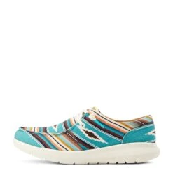 Ariat® Ladies Hilo Turquoise Serape Print Slip On Shoes 10044590 -Ariat Shop S23 WMS WEST 10044590 side
