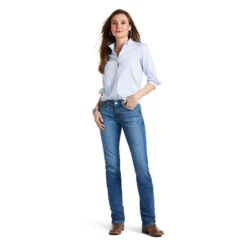Ariat Ladies R.E.A.L™ Arrow Fit Straight Leg Catherine Maine Jeans 10039605 7 Ariat Ladies R.E.A.L™ Arrow Fit Straight Leg Catherine Maine Jeans 10039605 -Ariat Shop uhjhg